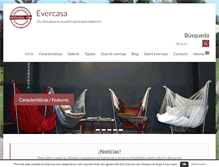 Tablet Screenshot of evercasa.com